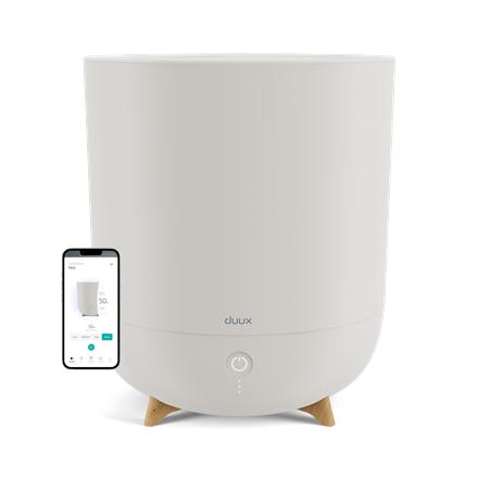Duux | Smart Humidifier | Neo | Water tank capacity 5 L | Suitable for rooms up to 50 m² | Ultrasonic | Humidification capacity 500 ml/hr | Greige