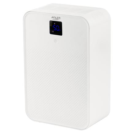 Adler | Thermo-electric Dehumidifier | AD 7860 | Power 150 W | Suitable for rooms up to 30 m³ | Water tank capacity 1 L | White