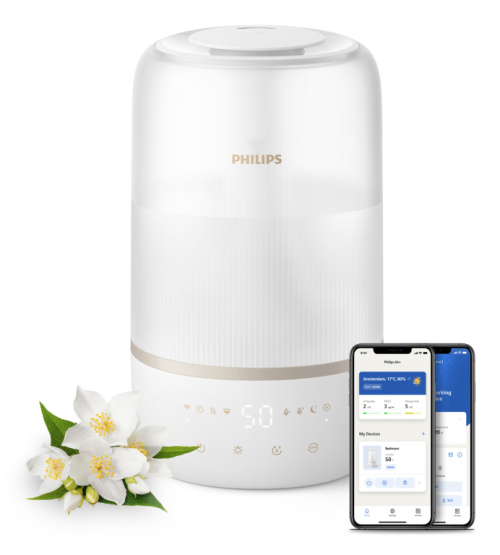 PHILIPS Humidifier Series 1000 Up to 41 m2 3 settings white