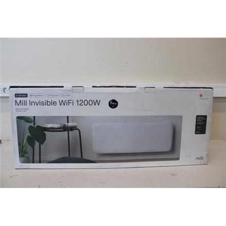 Renew. Mill PA1200WIFI3 GEN3 1200W Panel Heater, Thermostat, Millheat APP+WiFi, Steel front, White | Mill | Heater | PA1200WIFI3 | Panel Heater | 1200 W | Number of power levels | Suitable for rooms up to 15 m² | White | DENT, DAMAGED PAINT