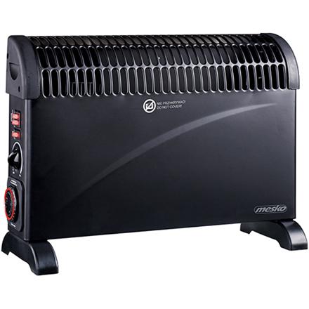 Mesko | Convector Heater with Timer and Turbo Fan | MS 7741b | Convection Heater | 2000 W | Number of power levels 3 | Black