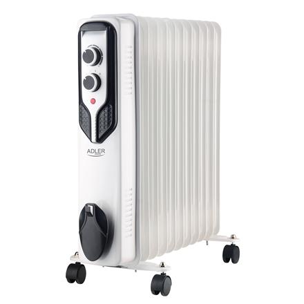 Adler | Oil-Filled Radiator | AD 7817 | Oil Filled Radiator | 2500 W | Number of power levels 3 | White