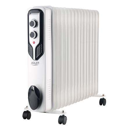 Adler | Oil-Filled Radiator | AD 7819 | Oil Filled Radiator | 2500 W | Number of power levels 3 | White