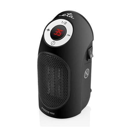 ETA | Heater | ETA162390000 Fogos mini | Fan heater | 400 W | Suitable for rooms up to 8 m² | Black | N/A