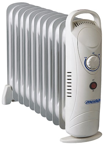 Mesko MS 7806 electric space heater Oil electric space heater Indoor White 1200 W