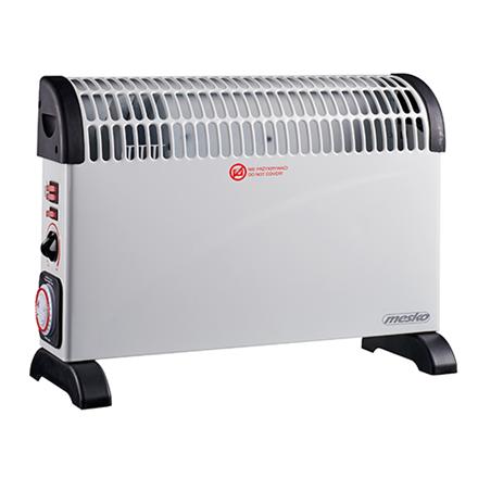 Mesko | Convector Heater with Timer and Turbo Fan | MS 7741w | Convection Heater | 2000 W | Number of power levels 3 | White