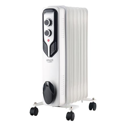 Adler | Oil-Filled Radiator | AD 7815 | Oil Filled Radiator | 1500 W | Number of power levels 3 | White