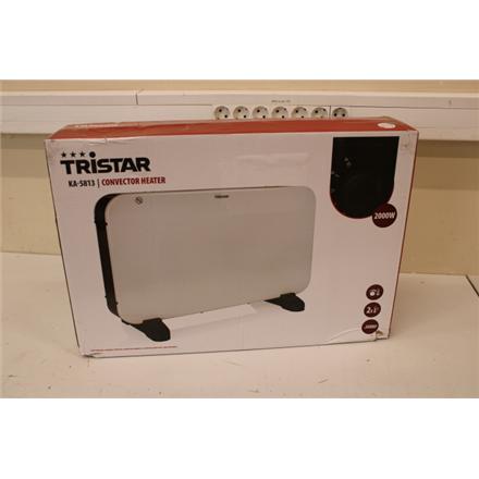 Taastatud. Tristar KA-5813 Convector heater, White | Tristar | KA-5813 | Convector Heater | 2000 W | Number of power levels 2 | Suitable for rooms up to 25 m² | Suitable for rooms up to 60 m³ | White | DAMAGED PACKAGING, DENT ON CORPUS | IP00