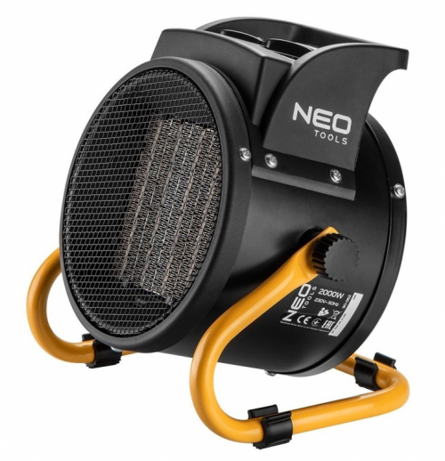 NEO TOOLS 90-062 electric space heater Ceramic PTC 2000 W Black