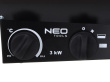 NEO TOOLS 90-066 electric space heater Stainless steel 3000 W Black