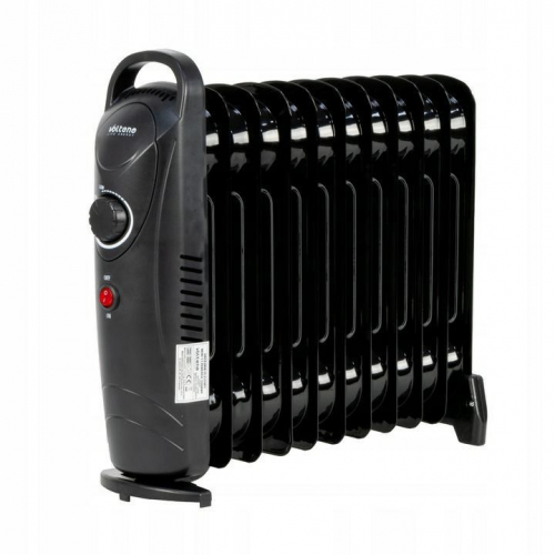 VOLTENO OIL-FILLED RADIATOR 11-FIN 600/1200W BLACK