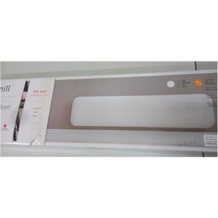 Taastatud. Mill IB800L DN Panel Heater, 800W, low version, steel front, white | Mill | Heater | IB800L DN | Panel Heater | 800 W | Number of power levels 1 | Suitable for rooms up to 14 m² | White | DAMAGED PACKAGING, BENT HOLDER | IPX4