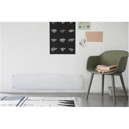 Mill | Heater | MB1000L DN Glass | Panel Heater | 1000 W | Number of power levels 1 | Suitable for rooms up to 12-16 m² | White