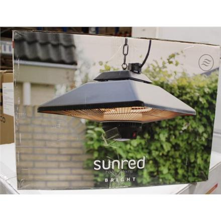 Taastatud. Sunred CE17SQ-B Heater, Spica Bright Hanging, Power 2000 W, Black | SUNRED | Heater | CE17SQ-B, Spica Bright Hanging | Infrared | 2000 W | Black | DAMAGED PACKAGING | IP24