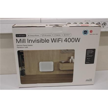 Taastatud. | Mill | Heater | PA400WIFI3 WiFi Gen3 | Panel Heater | 400 W | Suitable for rooms up to 4-6 m² | White | DAMAGED PACKAGING