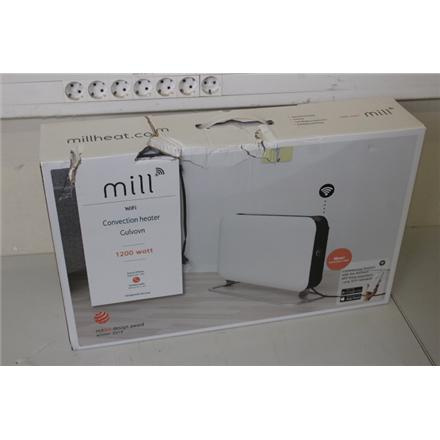 Taastatud. Mill CO1200WIFI3 GEN3 Convection Heater, 1200W, LED display, white | Mill | Heater | CO1200WIFI3 GEN3 | Convection Heater | 1200 W | Number of power levels 3 | Suitable for rooms up to 14-18 m² | White | DEMO | N/A