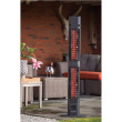 SUNRED | Heater | RD-DARK-3000L, Valencia Dark Lounge | Infrared | 3000 W | Must | IP55