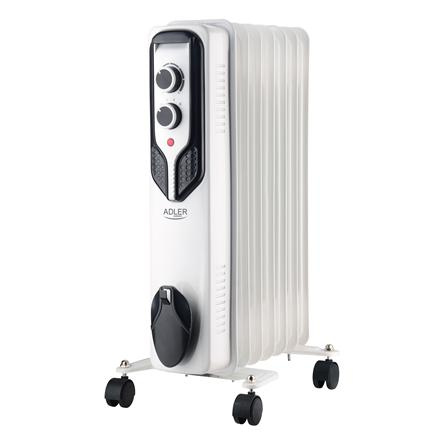 Adler | Oil-Filled Radiator | AD 7815 | Oil Filled Radiator | 1500 W | Number of power levels 3 | White