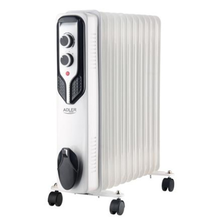Adler | Oil-Filled Radiator | AD 7817 | Oil Filled Radiator | 2500 W | Number of power levels 3 | Valge
