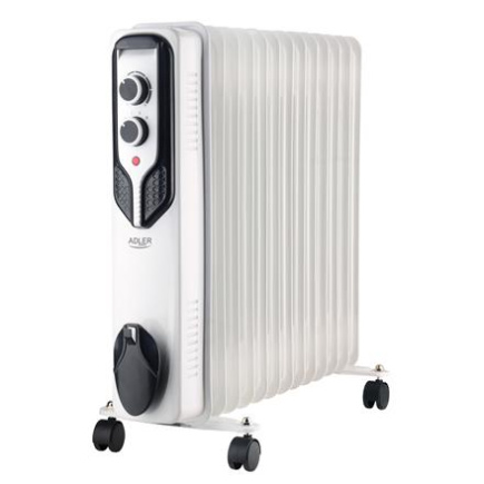 Adler | Oil-Filled Radiator | AD 7818 | Oil Filled Radiator | 2500 W | Number of power levels 3 | Valge