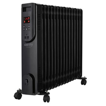 Camry | Oil-Filled Radiator with Remote Control | CR 7820 | Oil Filled Radiator | 2500 W | Number of power levels 3 | Black