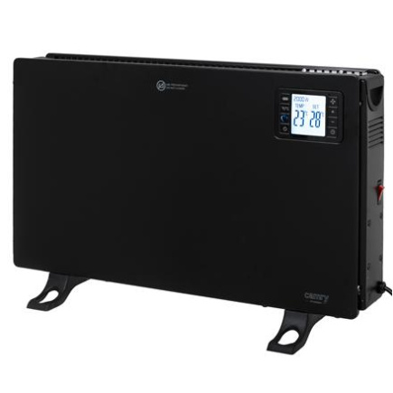Camry Fan Heater with Remote Control | CR 7739 | Convection Heater | 2000 W | Number of power levels 3 (750W/1250W/2000W) | Черный