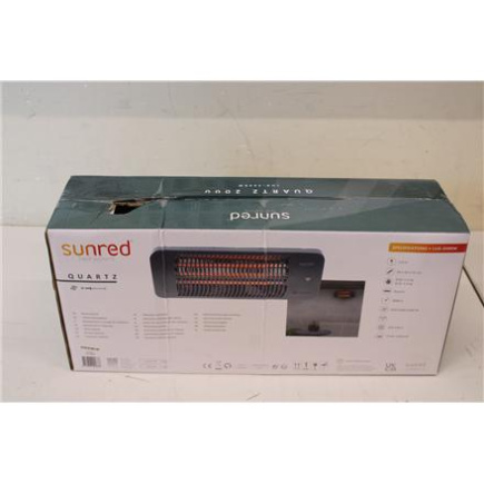 Taastatud. Sunred LUG-2000W Heater Lugo Quartz Wall, Power 2000 W, Grey | SUNRED Heater | LUG-2000W, Lugo Quartz Wall | Infrared | 2000 W | Grey | DAMAGED PACKAGING | IP24