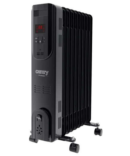 Electric oil heater with remote control CAMRY CR 7810 9 ribs Black