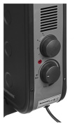 Ravanson CH-9000BT electric space heater Must 2000 W