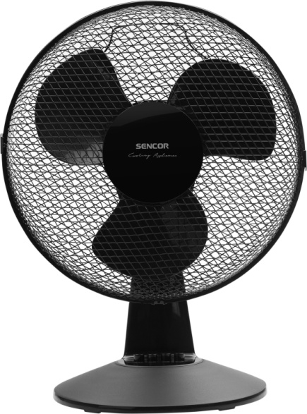 Ventilaator Sencor SFE3011BK, must