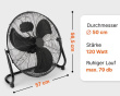 Metallventilaator Proficare PCVL3067