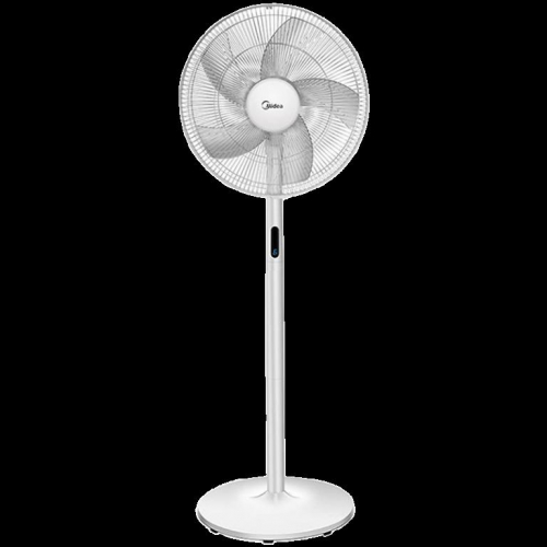 Stand fan, 48W, 40cm, 8 Speeds, 8H timer, LED display, electric control with remote, 3-in-1: Stand/Table/Table+Stand, control panel on rear motor cover, air flow: 41m³/min, noise level: 38-65 dB, Oscillation  85°, Tilting, 41m³/min, sleep mode