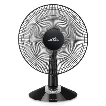 ETA | Zefir ETA160790010 | Table Fan | Black | Diameter 30 cm | Number of speeds 3 | Oscillation | 45 W