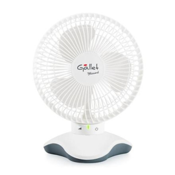 Gallet Fan | GALVEN6 | Table Fan | White | Diameter 15 cm | Number of speeds 3 | Oscillation | 5 W