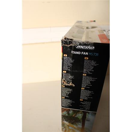 Восстановленный.  | Mesko | Fan | MS 7311 | Stand Fan | DAMAGED PACKAGING | Black | Diameter 40 cm | Number of speeds 3 | Oscillation | 45 W