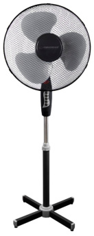Esperanza EHF001KE Standing fan 16'', Black and Gray