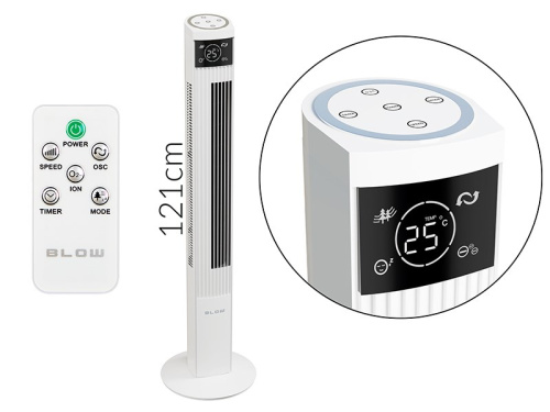 Column fan XXL 90W White