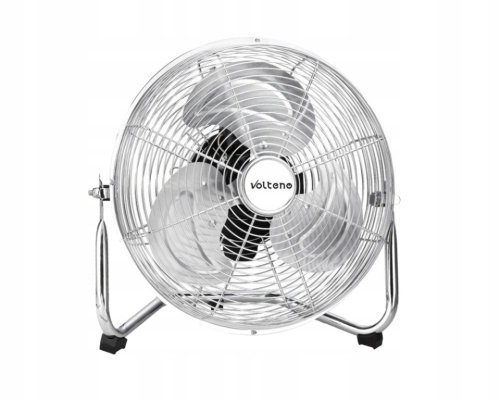 Floor fan-circulator with chrome finish 80W / 40 cm