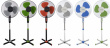 Esperanza Cooling Fan Hurricane black-black