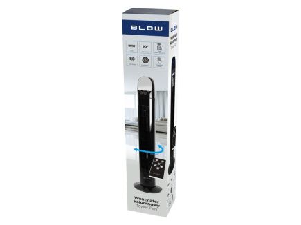 Column fan 90W LCD + remote control