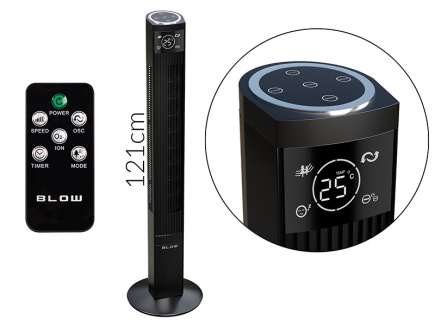 Column fan XXL 90W BLACK
