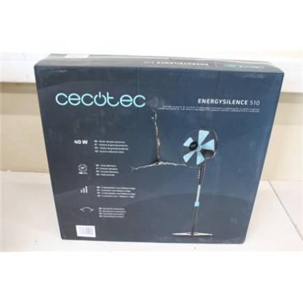 Taastatud. Cecotec EnergySilence 510 Stand fan | Cecotec EnergySilence 510 | Stand Fan | DAMAGED PACKAGING | Diameter 40 cm | Number of speeds 3 | Oscillation | 40 W