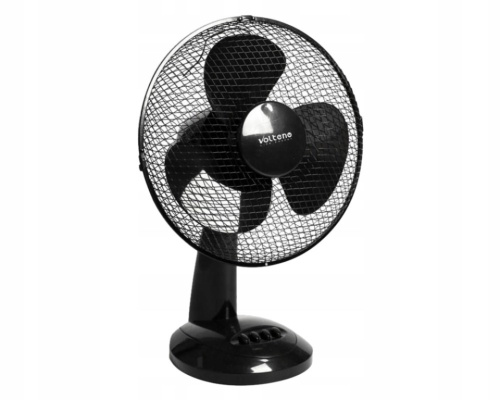 VOLTENO DESK FAN BLACK 30cm
