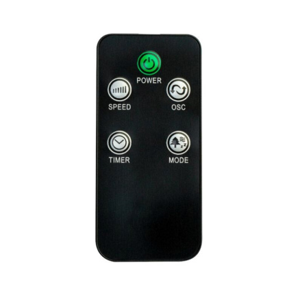 VOLTENO FLOOR FAN BLACK+ REMOTE CONTROL+DISPLAY 40cm