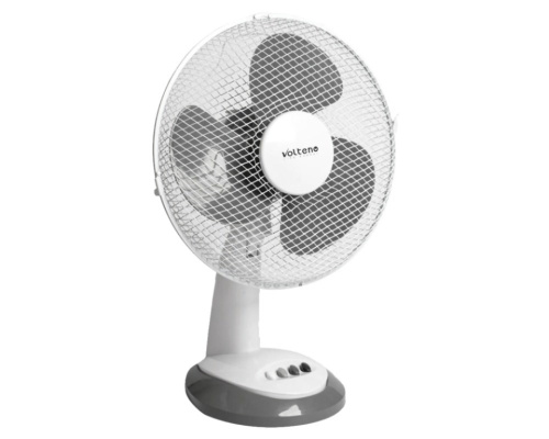 VOLTENO DESK FAN WHITE 30cm