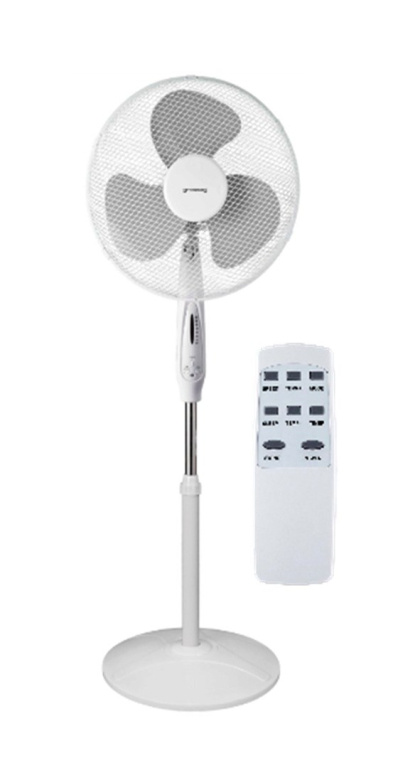 VOLTENO FLOOR FAN BLACK+ REMOTE CONTROL 40cm BASE WHEEL