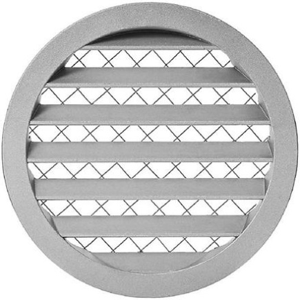 Europlast | Aluminum ventilation grille | Aluminum | Diameter 16 cm