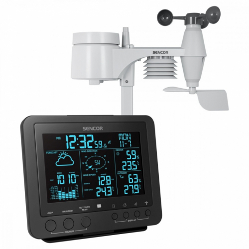 Sencor Weather station SWS 9700, Wys.PMVA TRUE COLOR 5.8 inches, 5in1