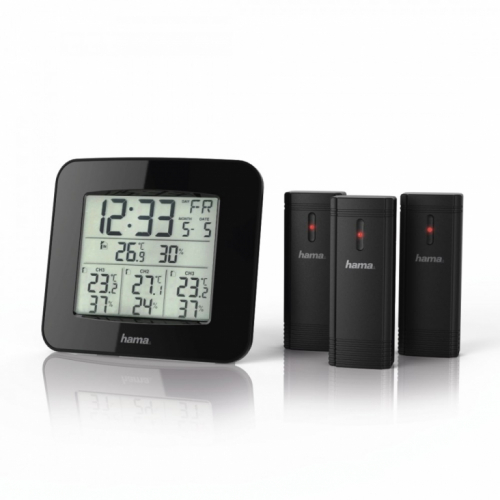 Hama Weather station Hama EWS-TRIO 3 sensors black