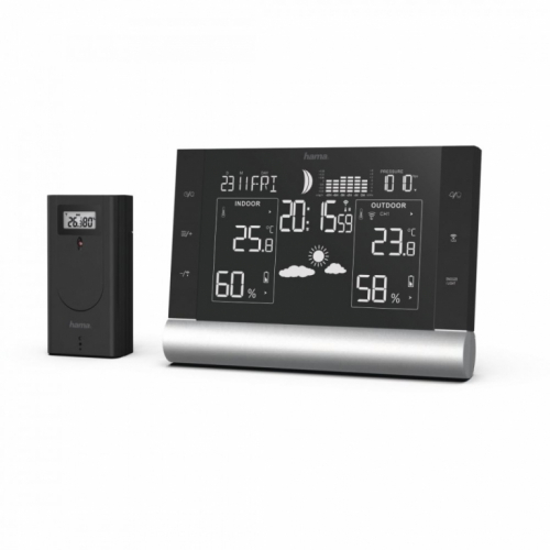 Hama Weather station Black Line Plus